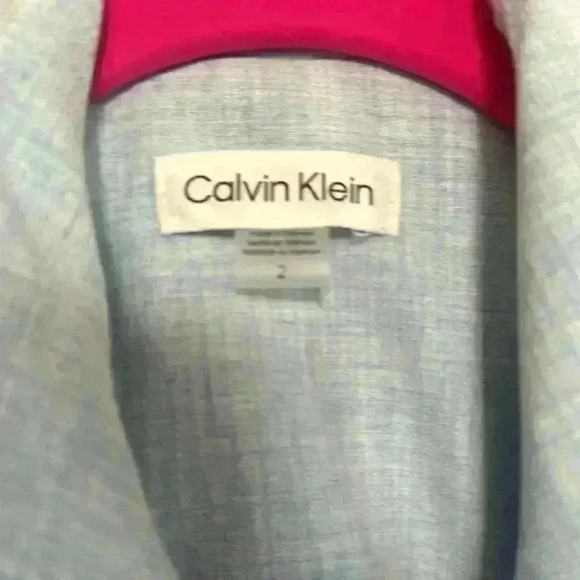 Calvin Klein size 2 light  blue dress - Picture 3 of 4